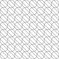 Set of Geometric seamless patterns. Abstract geometric hexagonal graphic design print 3d cubes pattern.Modern geometric background.Pattern with monochrome bold light curved stripes forming trendy 