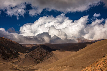 landscape with sky and clouds