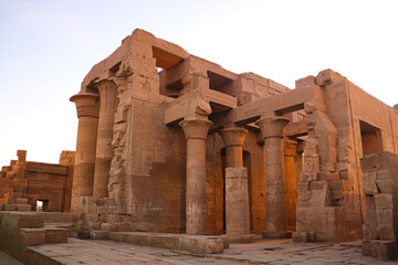 Fototapeta na wymiar The temple of Kom Ombo (double temple) in Aswan
