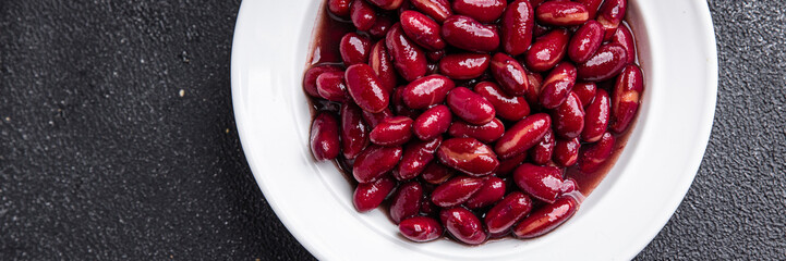 red bean legume healthy meal food snack on the table copy space food background