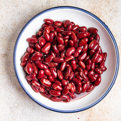 red bean legume healthy meal food snack on the table copy space food background