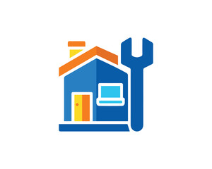 Renovation modern vector icon design