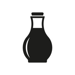 Poison bottle icon design. Vector illustration.