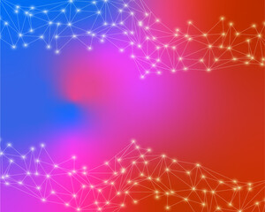 abstract vector background with stars 