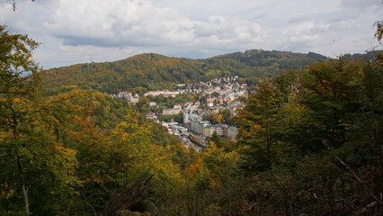 Fototapeta na wymiar Herbst in Karlsbad