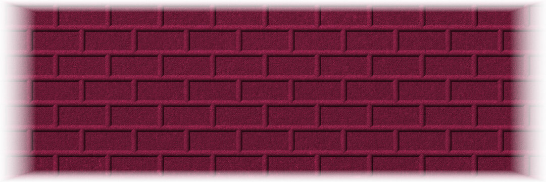 Brick Pattern Color Gradation Background With Page Curl And PNG Formats