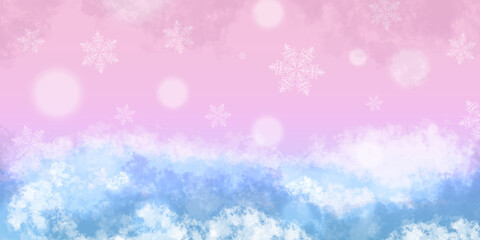 Background winter for wallpaper or web design. 2023 new year and Christmas banner template, poster.