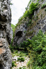 Sohodol Gorges (Cheile Sohodolului) in the Valcan mountains, Gorj county, Romania.