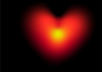 red heart background vector 