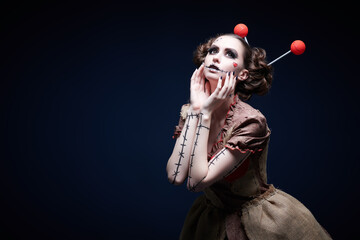 voodoo doll portrait