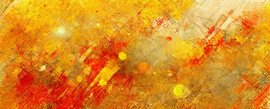 bright abstract yellow orange red background, toned