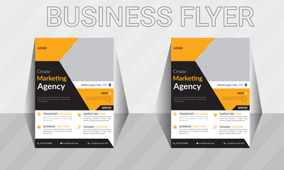 Business flyer design template. corporate vector design layout file,