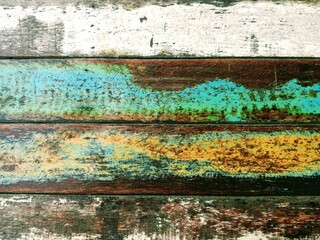 Obraz premium old painted boards