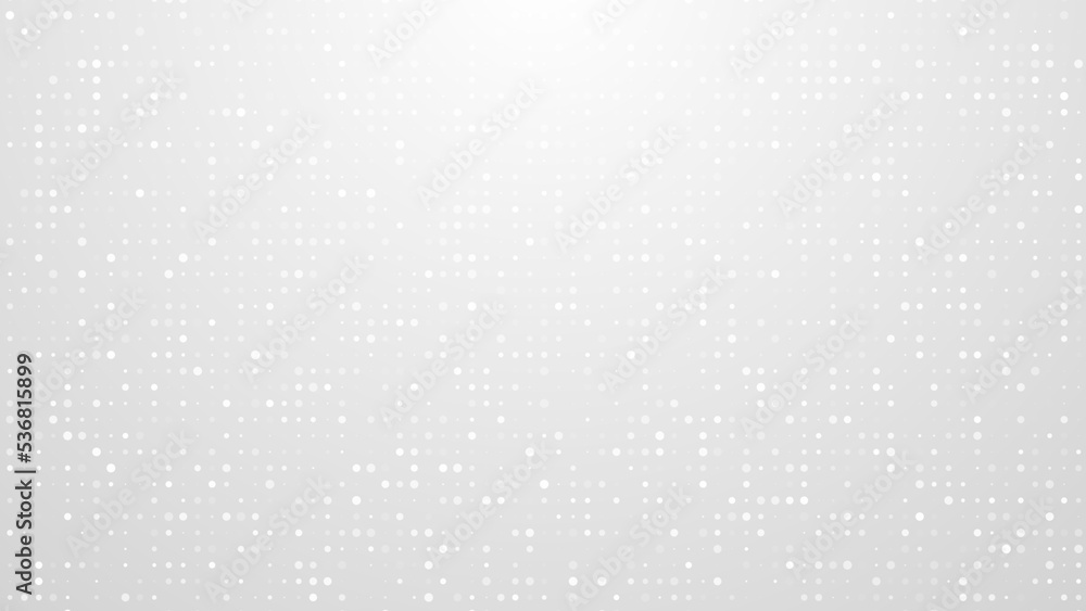 Poster dot white gray pattern gradient texture background. abstract technology big data digital background.