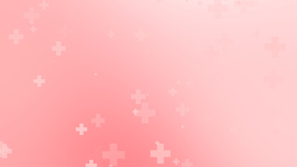 Medical health red cross pattern background. Abstract healthcare for World Blood Donor Day.
