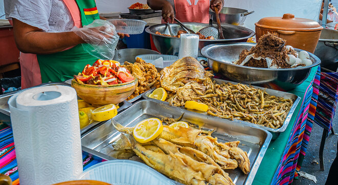 traditional Bolivian food in celebration of the entire culture and traditions of the Bolivian community