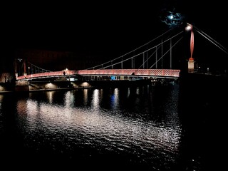 bridge at night