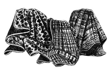 Travel Blankets – Vintage Illustration