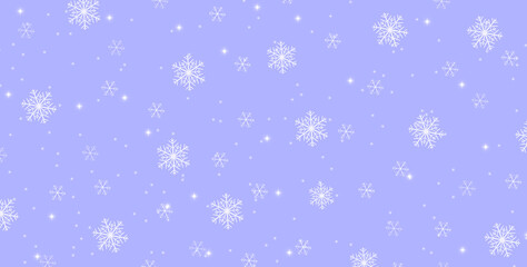 christmas background with snowflakes