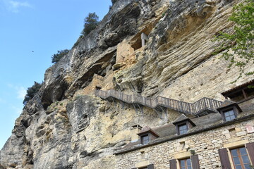 Le Fort troglodytique à la Roque-Gageac, en Dordogne