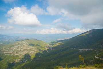 Obraz premium View over mountains