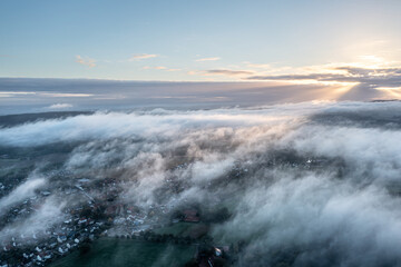 Fototapeta premium Nebelmeer