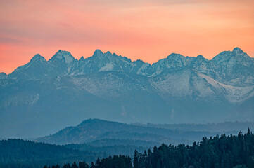 High Tatras - the highest alpine part of the Tatras.