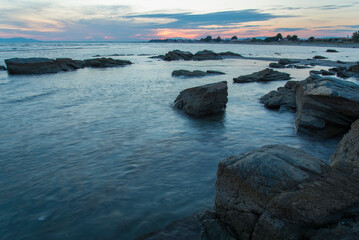 The last sunrays of the day