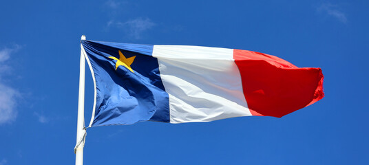 The flag of Acadia was adopted on 15 August 1884, at the Second Acadian National Convention held in...