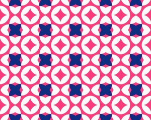 Oriental ethnic geometric seamless Tile pattern made with various traditional elements style design