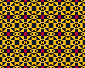 Oriental ethnic geometric seamless Tile pattern made with various traditional elements style design