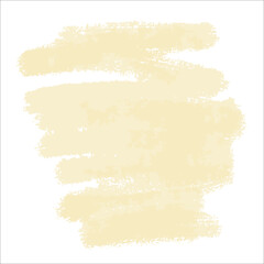 A yellow light spot of paint without a background. Vector brushstroke for backgrounds and other designs.