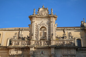 Lecce Cathedral at Duomo Square in Lecce, Italy
