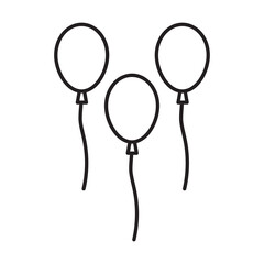 Ikona balony. © EmBer_graphic