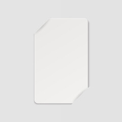 Vector 3d Realistic White Guest Room, Plastic Hotel Apartment Keycard, ID Card, Sale, Credit Card Design Template with Paper Cover Case, Wallet Close-up for Mockup, Branding. Top View