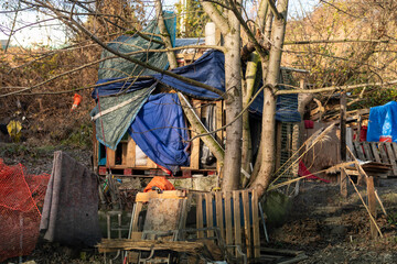 Homeless Camp, Homelessness In Seattle