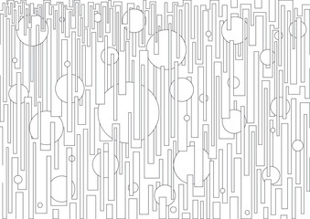 Black and white abstract geometrical background. Vector illustration