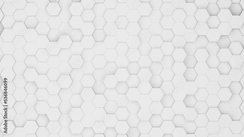 Poster modern geometric background. white hexagon background. abstract 3d
