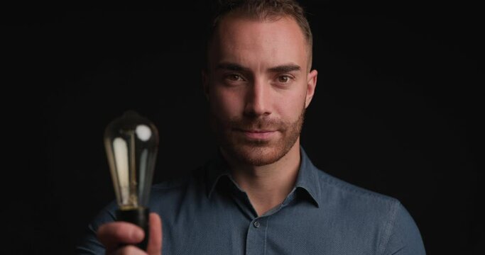 man with an ideea