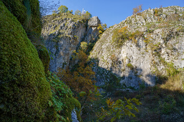autumn landscape in the mountains