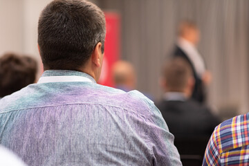 Public speaker at Business Conference