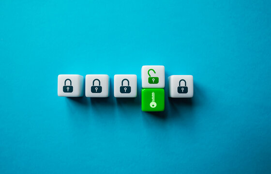 Open the right lock with a key. Get access, reveal secrets. Discover new knowledge and wisdom. Authentication. Successful attempt. Achieve the goal, resolve task. Find a solution, solve a problem.