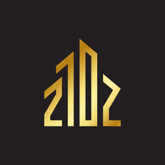 initial letters apartment building hotel real estate logo