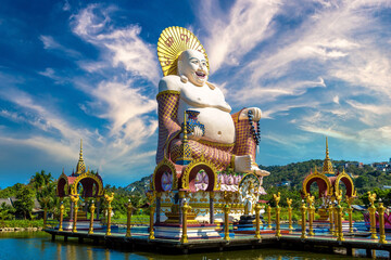 Giant happy buddha Samui