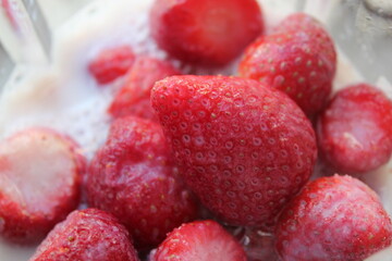 Fresas con crema