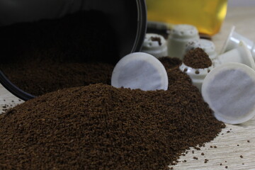 Café molido en polvo