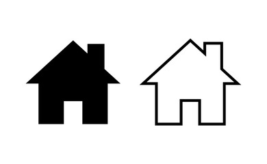 House icon vector for web and mobile app. Home sign and symbol