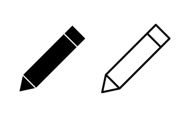 Pencil icon vector for web and mobile app. pen sign and symbol. edit icon vector