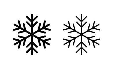 Snow icon vector for web and mobile app. snowflake sign and symbol