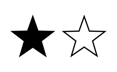 Star Icon vector for web and mobile app. rating sign and symbol. favourite star icon